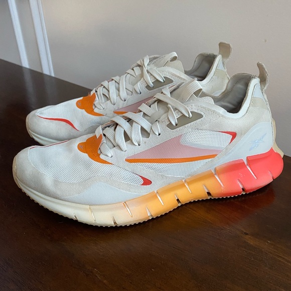 Reebok Shoes - Reebok Women’s Zig Kinetica Horizon Alabaster Carotene FW6269 Shoes Size 10